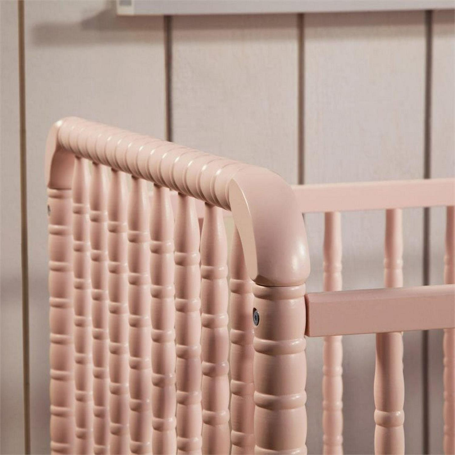 DaVinci Jenny Lind 3-in-1 Convertible Crib in Pink Blush - Image 10