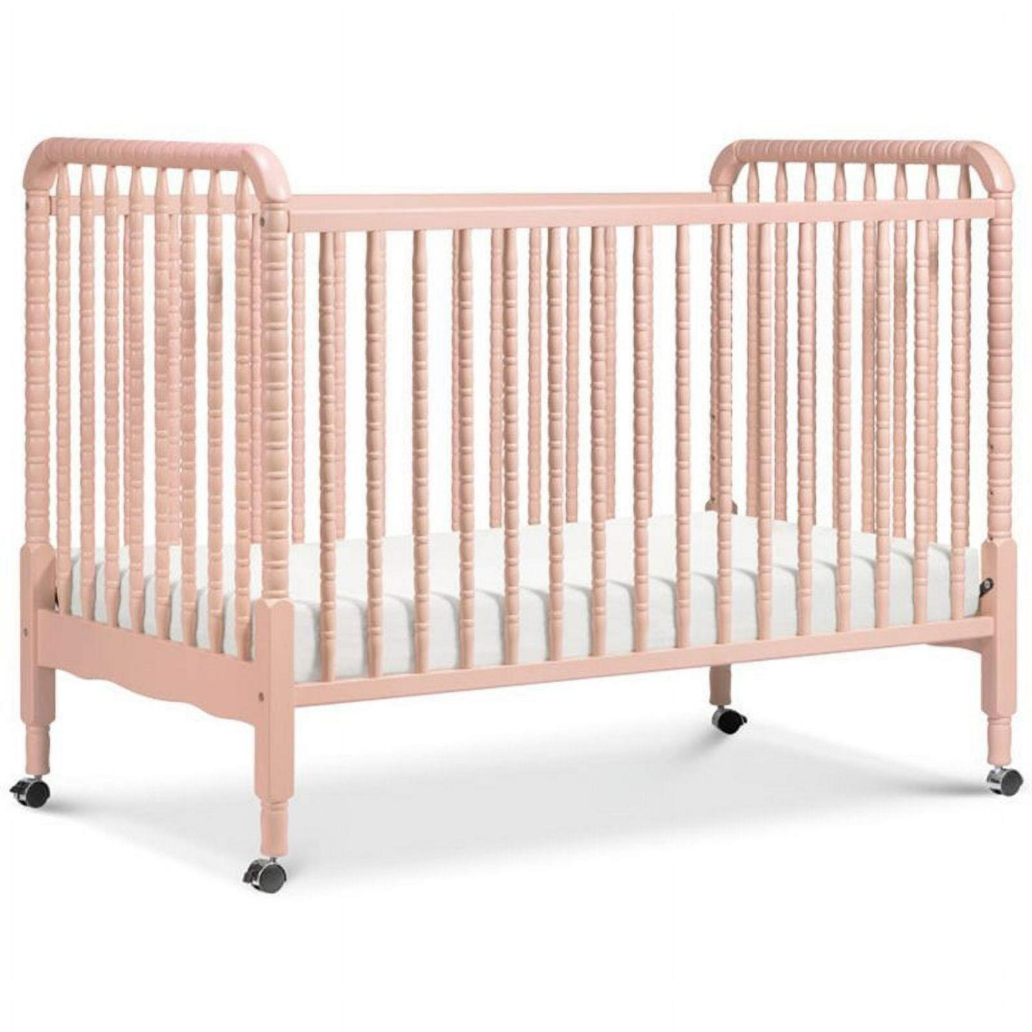DaVinci Jenny Lind 3-in-1 Convertible Crib in Pink Blush