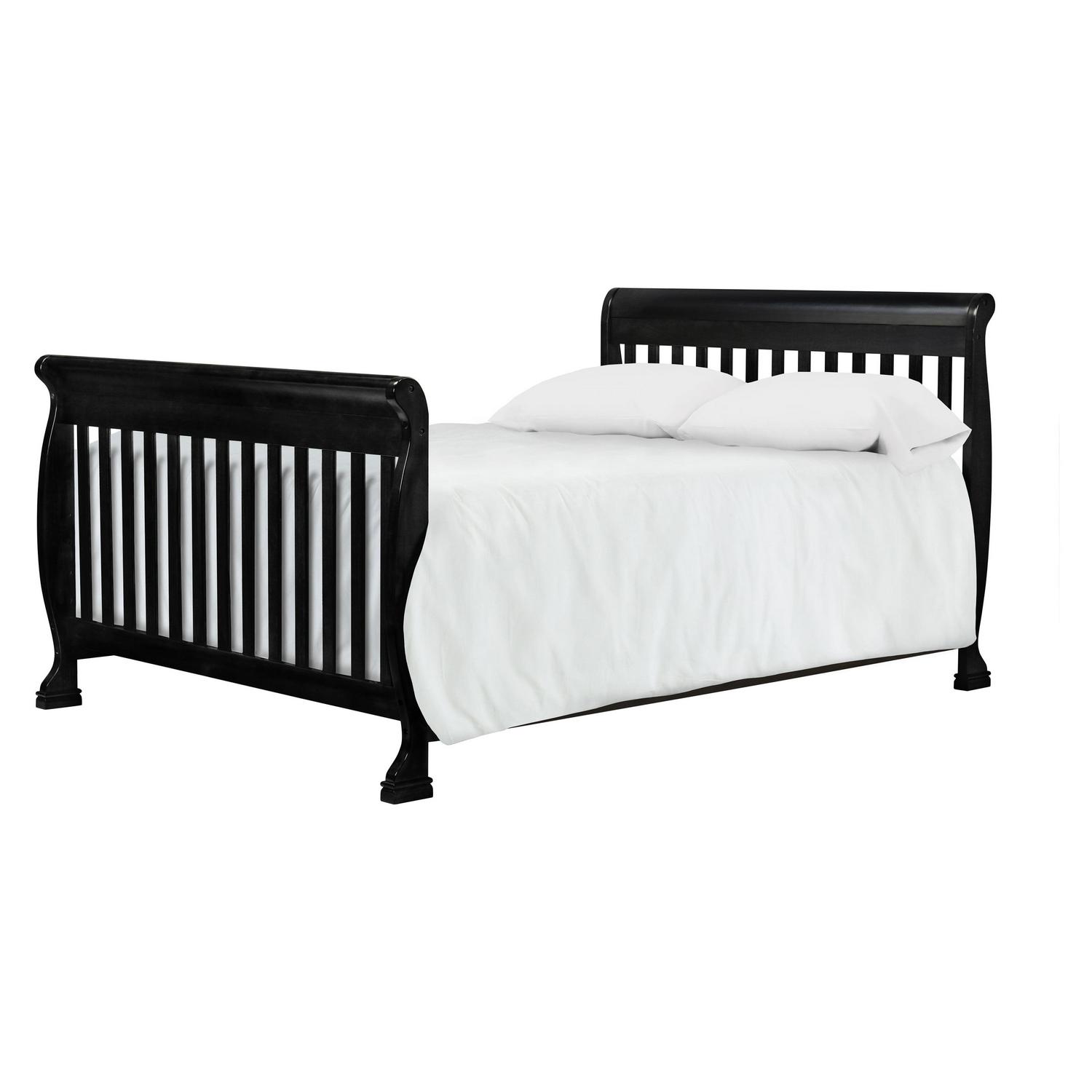 DaVinci Baby Kalani 4-in-1 Convertible Crib in Ebony Black, Greenguard Gold Certified - Image 6