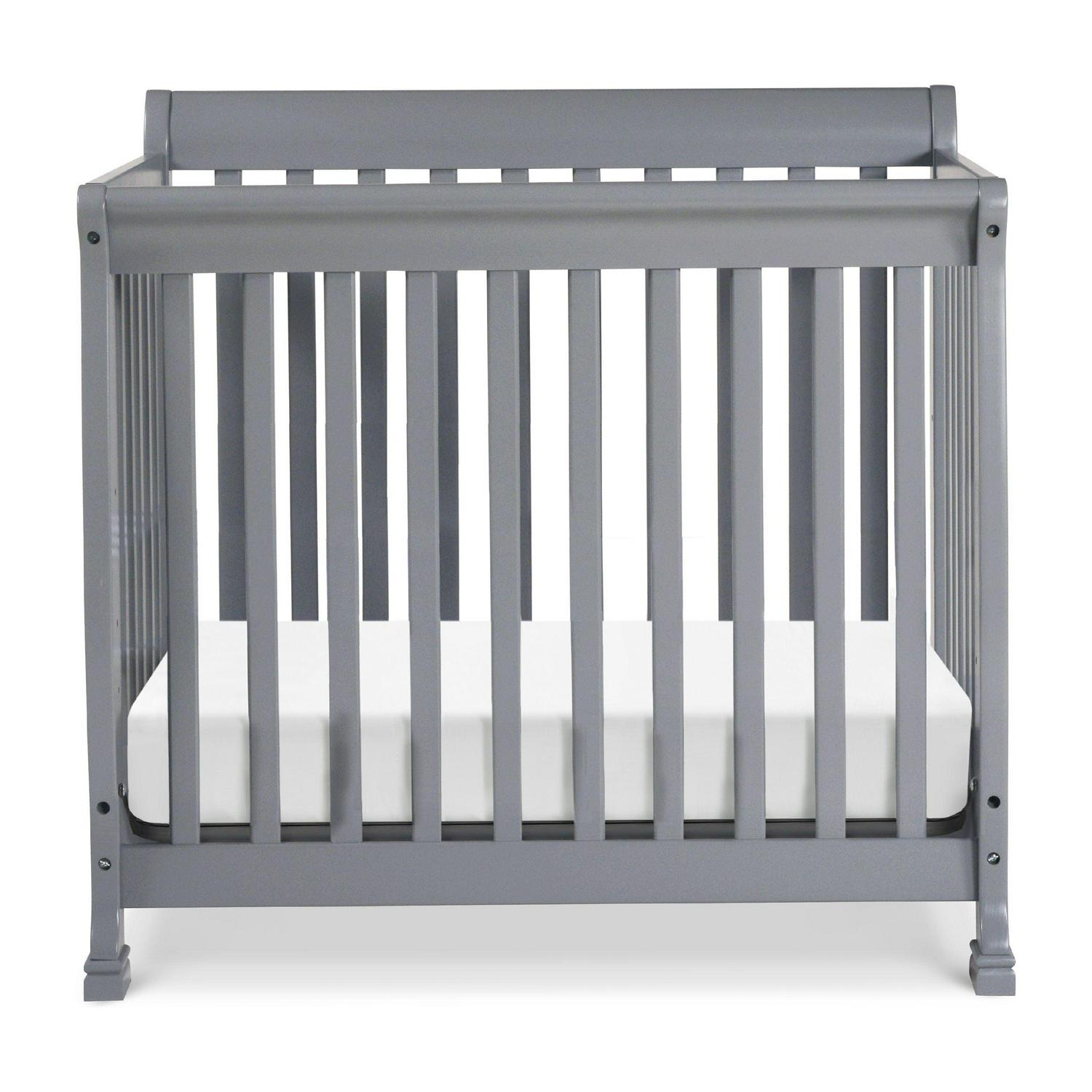 DaVinci Kalani 4-in-1 Convertible Mini Crib, Gray - Image 2