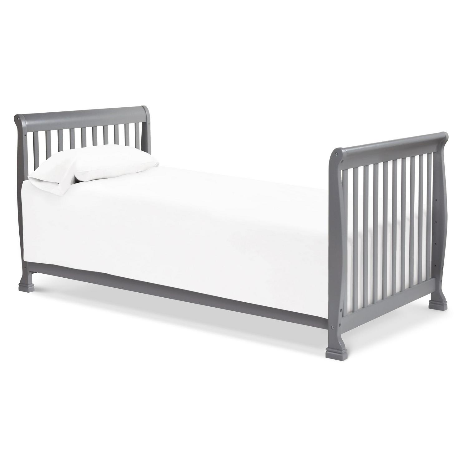 DaVinci Kalani 4-in-1 Convertible Mini Crib, Gray - Image 6
