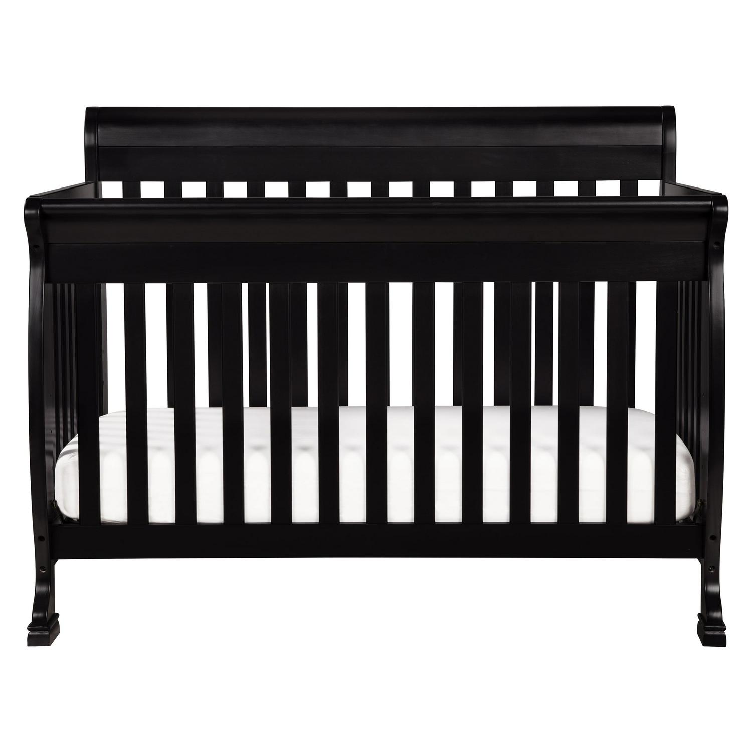 DaVinci Baby Kalani 4-in-1 Convertible Crib in Ebony Black, Greenguard Gold Certified - Image 4