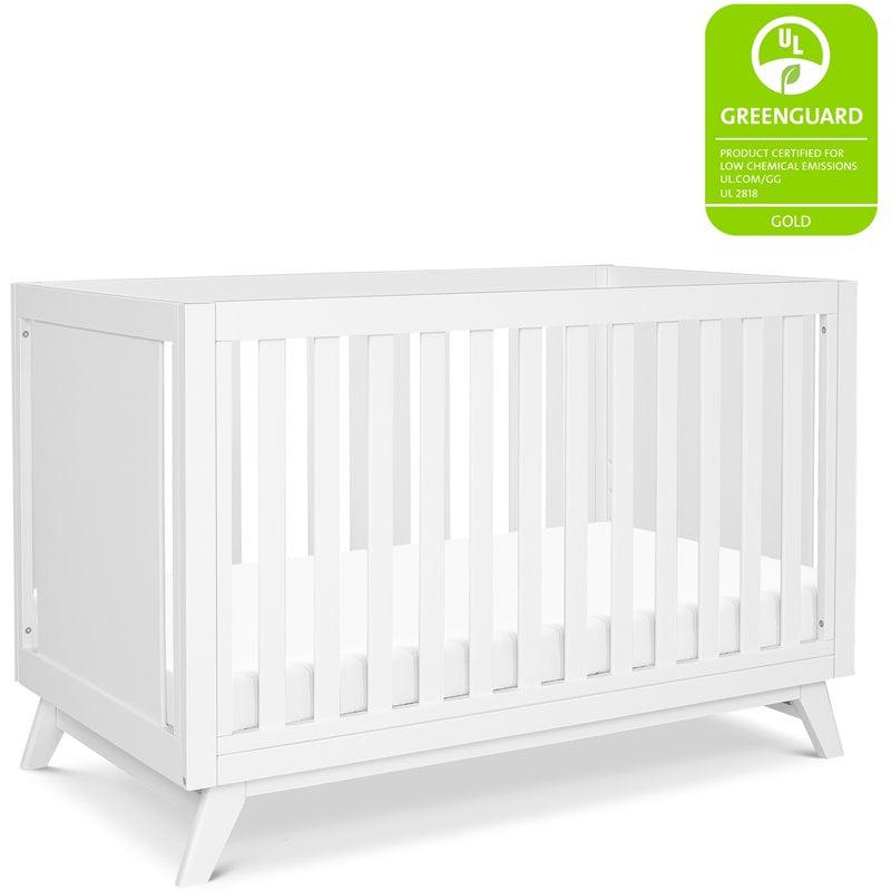 DaVinci Otto Pine Wood 3-in-1 Convertible Crib in White - Image 2