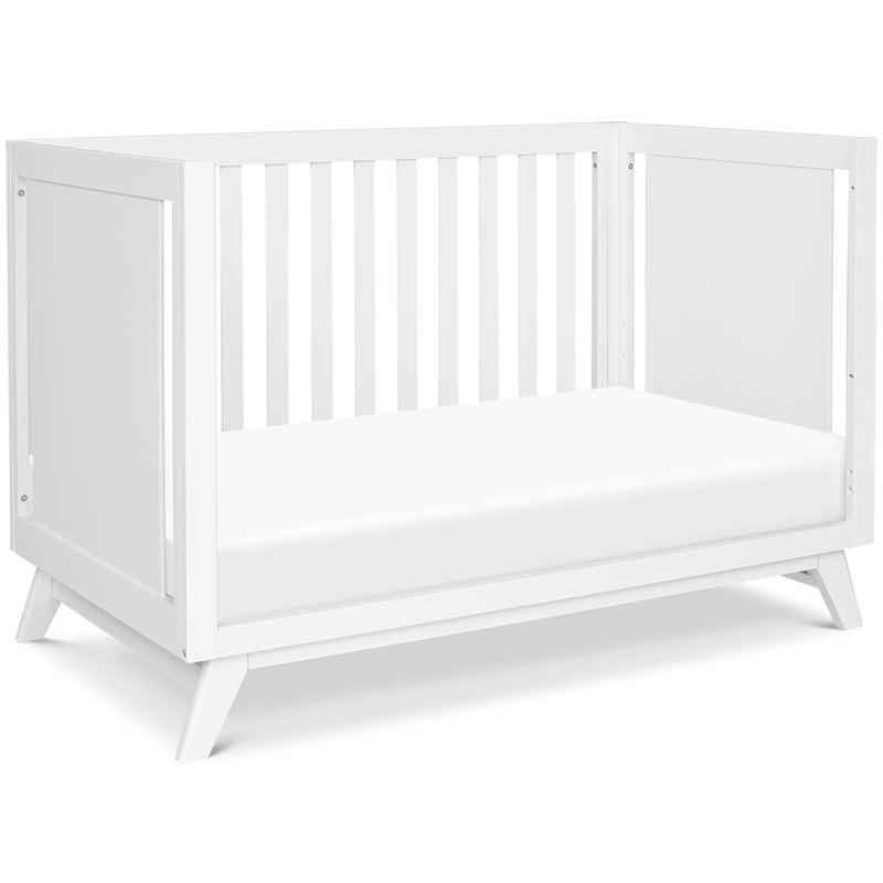 DaVinci Otto Pine Wood 3-in-1 Convertible Crib in White - Image 3