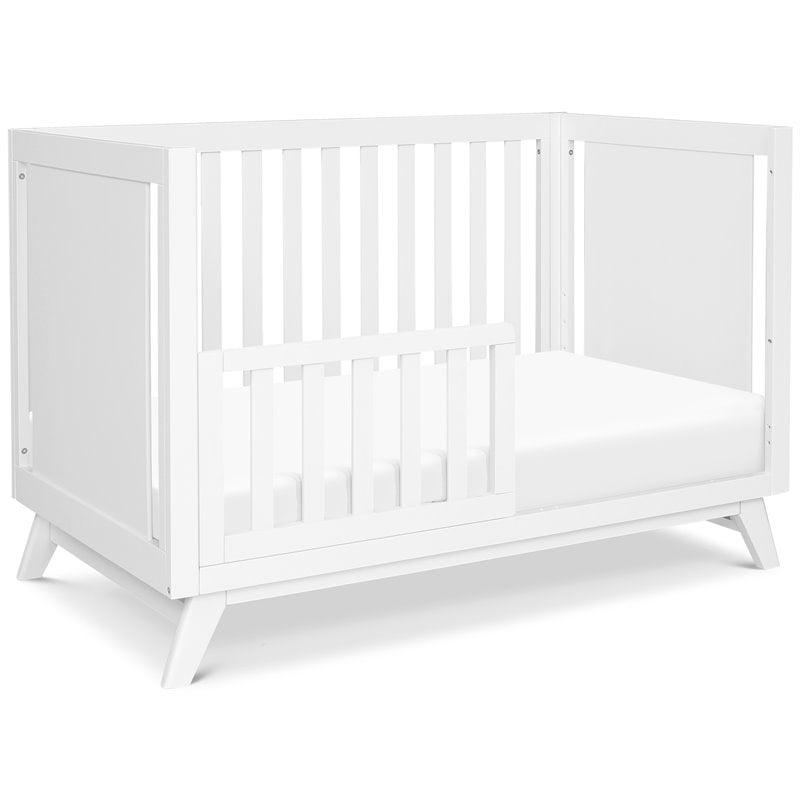 DaVinci Otto Pine Wood 3-in-1 Convertible Crib in White - Image 9