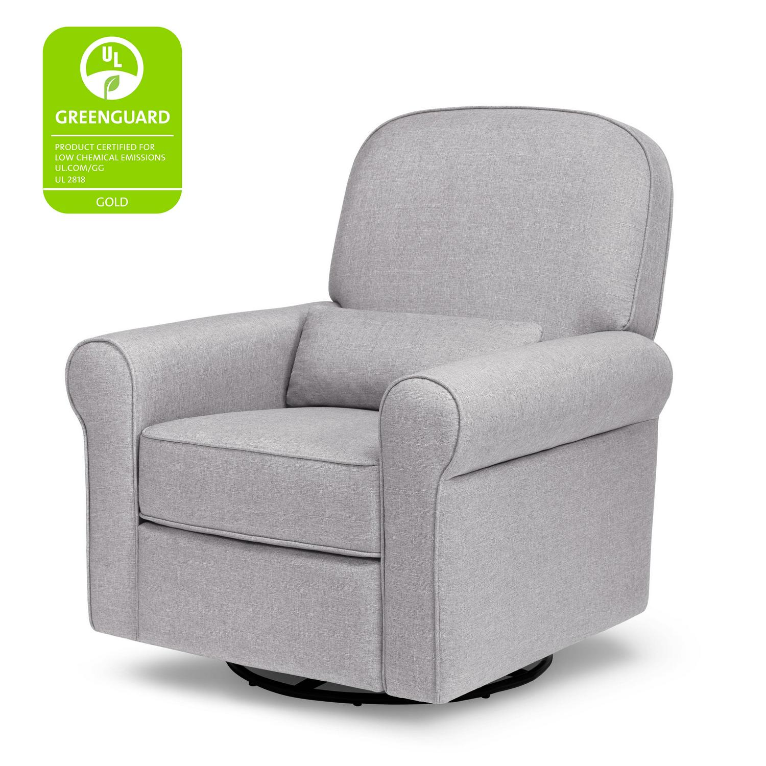DaVinci Ruby Recliner and Glider in Misty Grey - Image 7