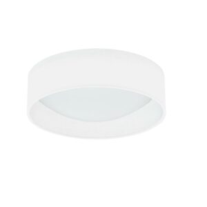 Dainolite 11" LED Flush Mount, White Shade