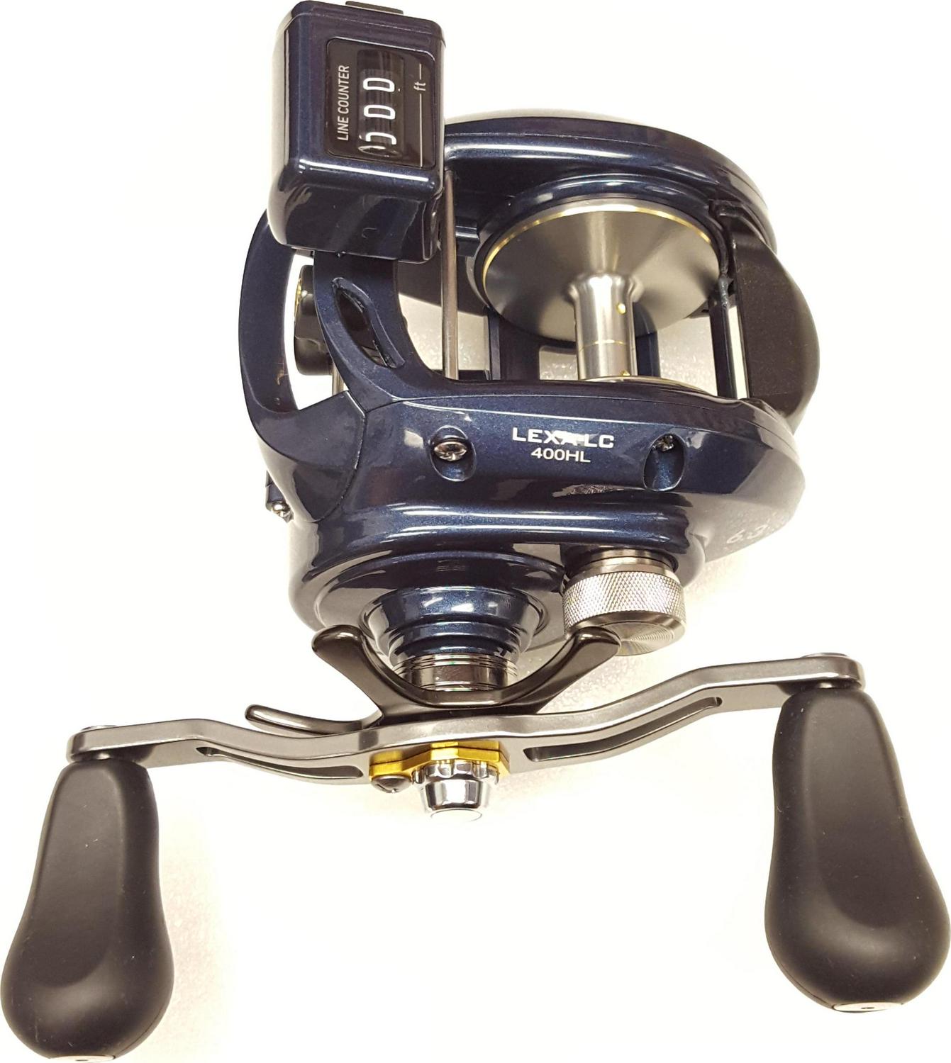 Daiwa Lexa-LC 6.3:1 Line Counter Baitcast Left Hand Fishing Reel - LEXA-LC400HL - Image 2