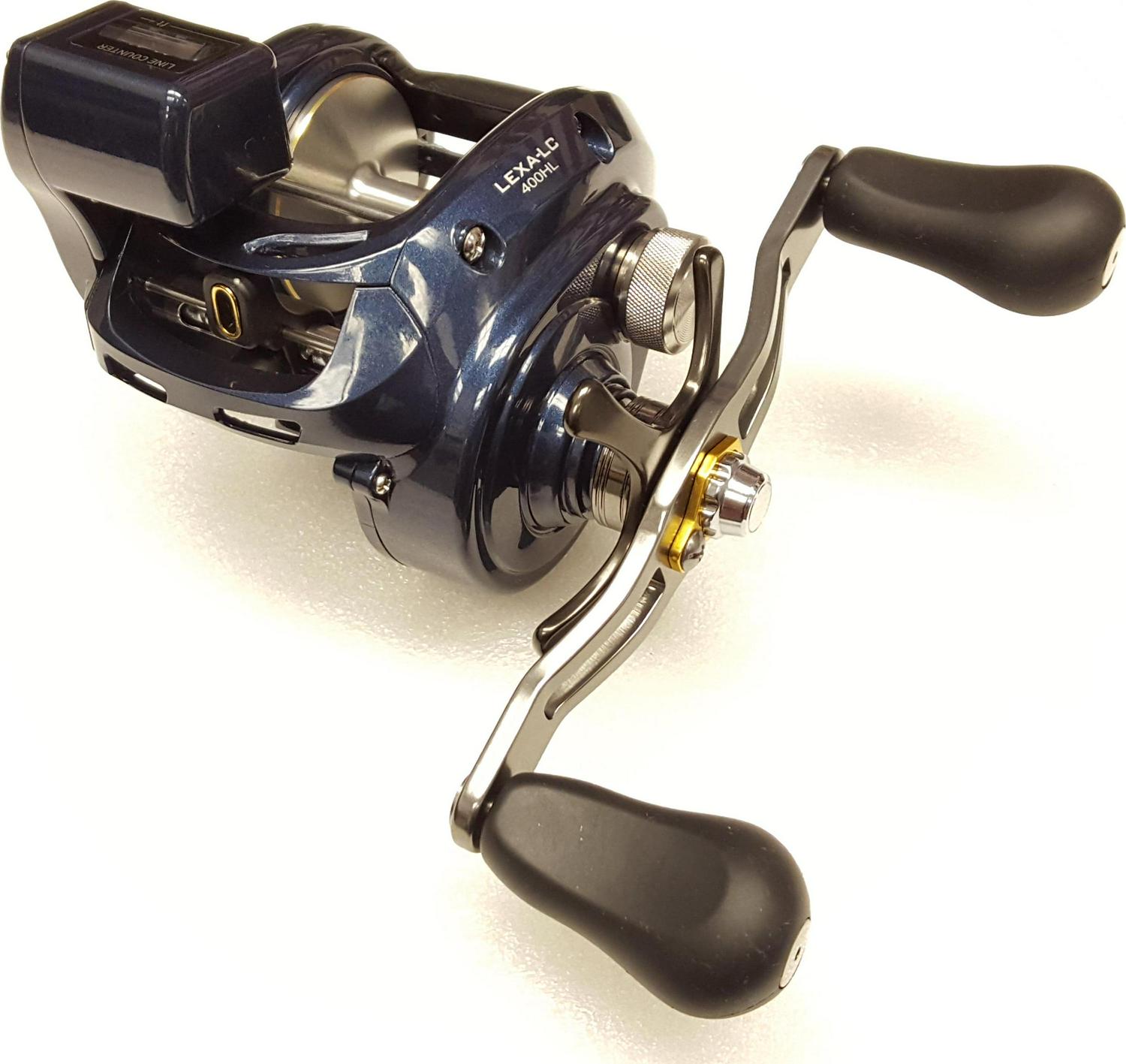 Daiwa Lexa-LC 6.3:1 Line Counter Baitcast Left Hand Fishing Reel - LEXA-LC400HL - Image 3