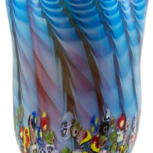 Dale Tiffany Tangelo Hand Blown Art Glass Vase