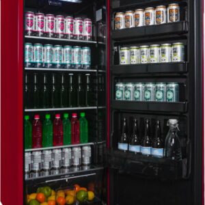 Danby 11.0 cu. ft. Apartment Size Fridge in Metallic Red (DAR110A3LDB)