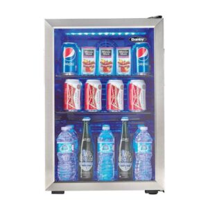 Danby 2.6 cu. ft. Free-Standing Beverage Center in Stainless Steel DBC026A1BSSDB