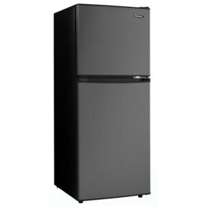 Danby 4.7 cu. ft. 2-door Compact Fridge in Black Stainless Steel Look DCR047A1BBSL