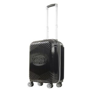 DC Comics Batman 21 Inch Rolling Luggage, Molded Hardshell Carry On Suitcase with Spinner Wheels, Black