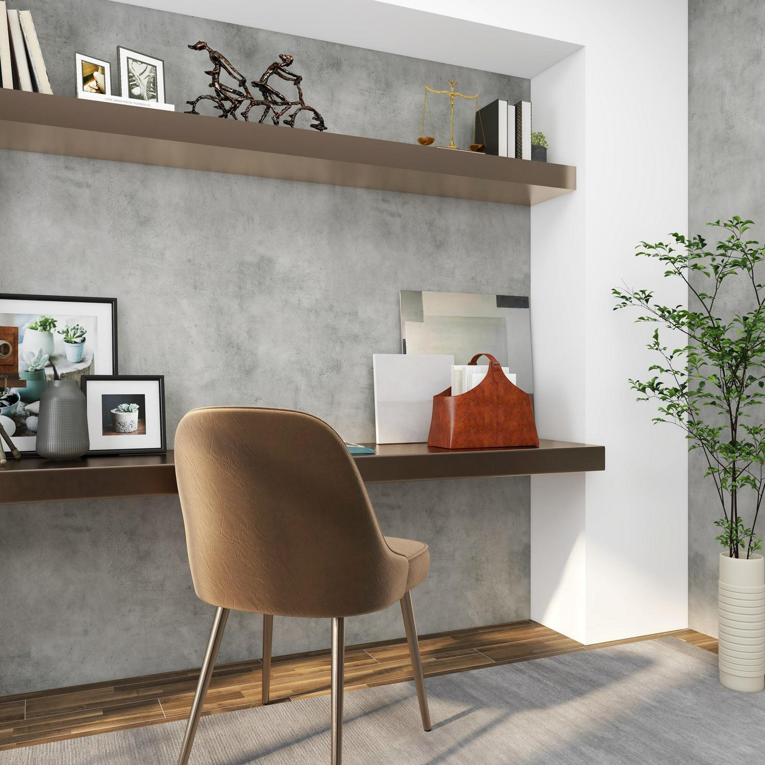 DecMode 15" Brown Leather Handmade Box Style Magazine Holder with Detail Stitching and Curved Buckle Handle - Image 11