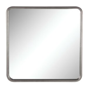 DecMode 30" x 30" Gray Wall Mirror