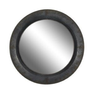 DecMode 35" x 35" Gray Wall Mirror