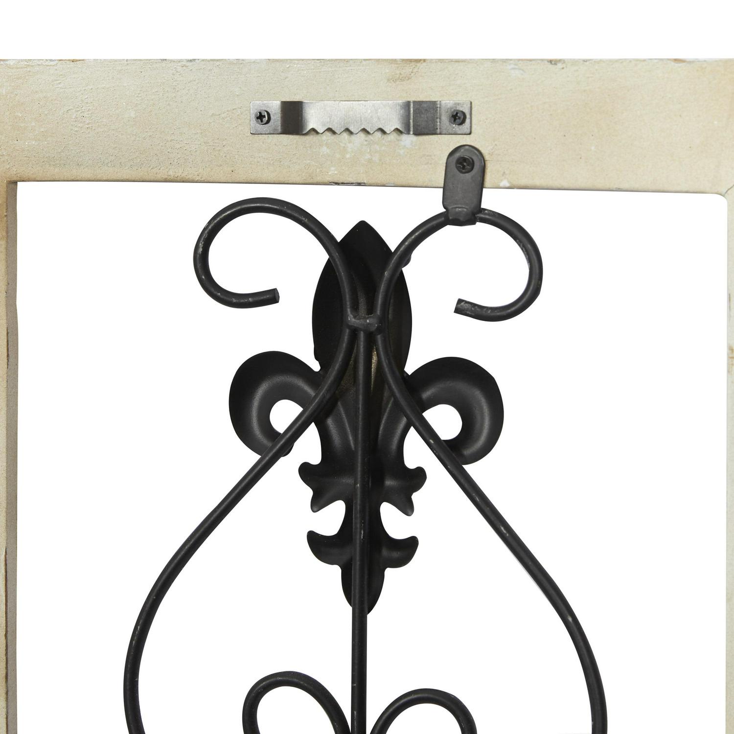 DecMode Multi Colored Wood Arabesque Scroll Wall Decor (2 Count) - Image 10