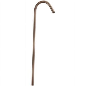 Decor Plumbing 62" Shower Riser Rod, Brushed Nickel