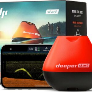 Deeper START Smart Fish Finder - Portable Fish Finder and Depth Finder For Recreational Fishing From Dock, Shore Or Bank | Castable Deeper Fish Finder with FREE User Friendly App | Phone Compatible…