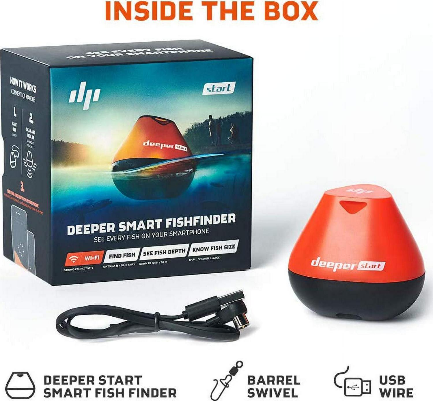 Deeper START Smart Fish Finder - Portable Fish Finder and Depth Finder For Recreational Fishing From Dock, Shore Or Bank | Castable Deeper Fish Finder with FREE User Friendly App | Phone Compatible… - Image 2