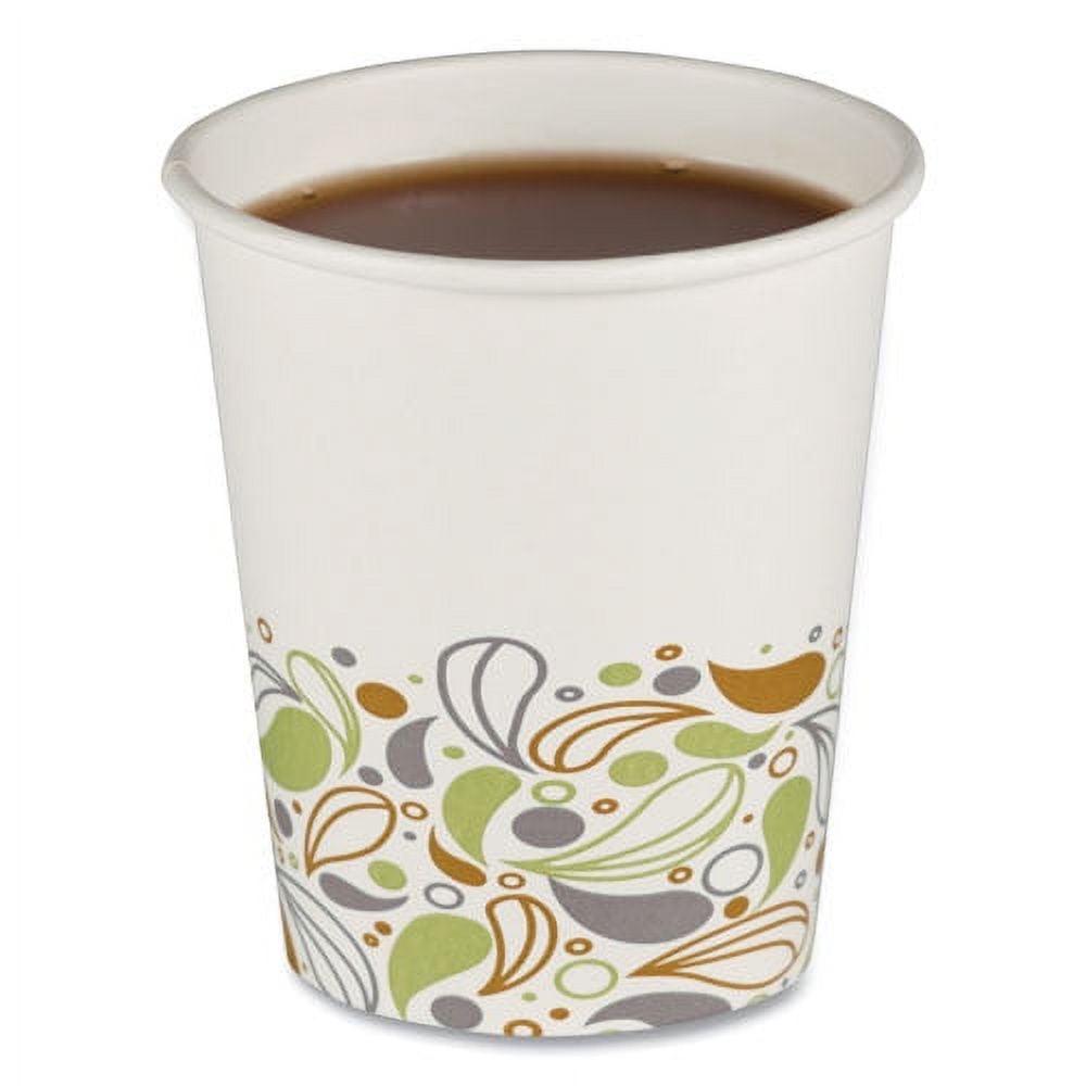 Deerfield Printed Paper Hot Cups, 8 Oz, 20 Cups/sleeve, 50 Sleeves/carton | Bundle of 5 - Image 3
