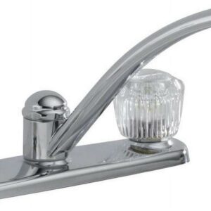 Delta 2102LF Classic Two Handle Kitchen Faucet, Chrome