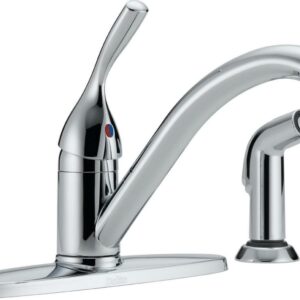 Delta 400-Dst Classic Kitchen Faucet - Chrome