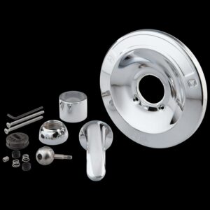 Delta 600 Series Chrome Round 1 Handle Tub or Shower Renovation Kit
