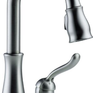 Delta Leland: Single Handle Pull-Down Bar / Prep Faucet