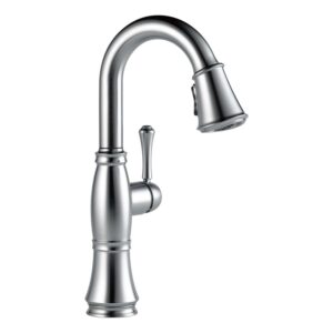 Delta 9997-Dst Cassidy Pull-Down Bar/Prep Faucet - Lumicoat Arctic Stainless