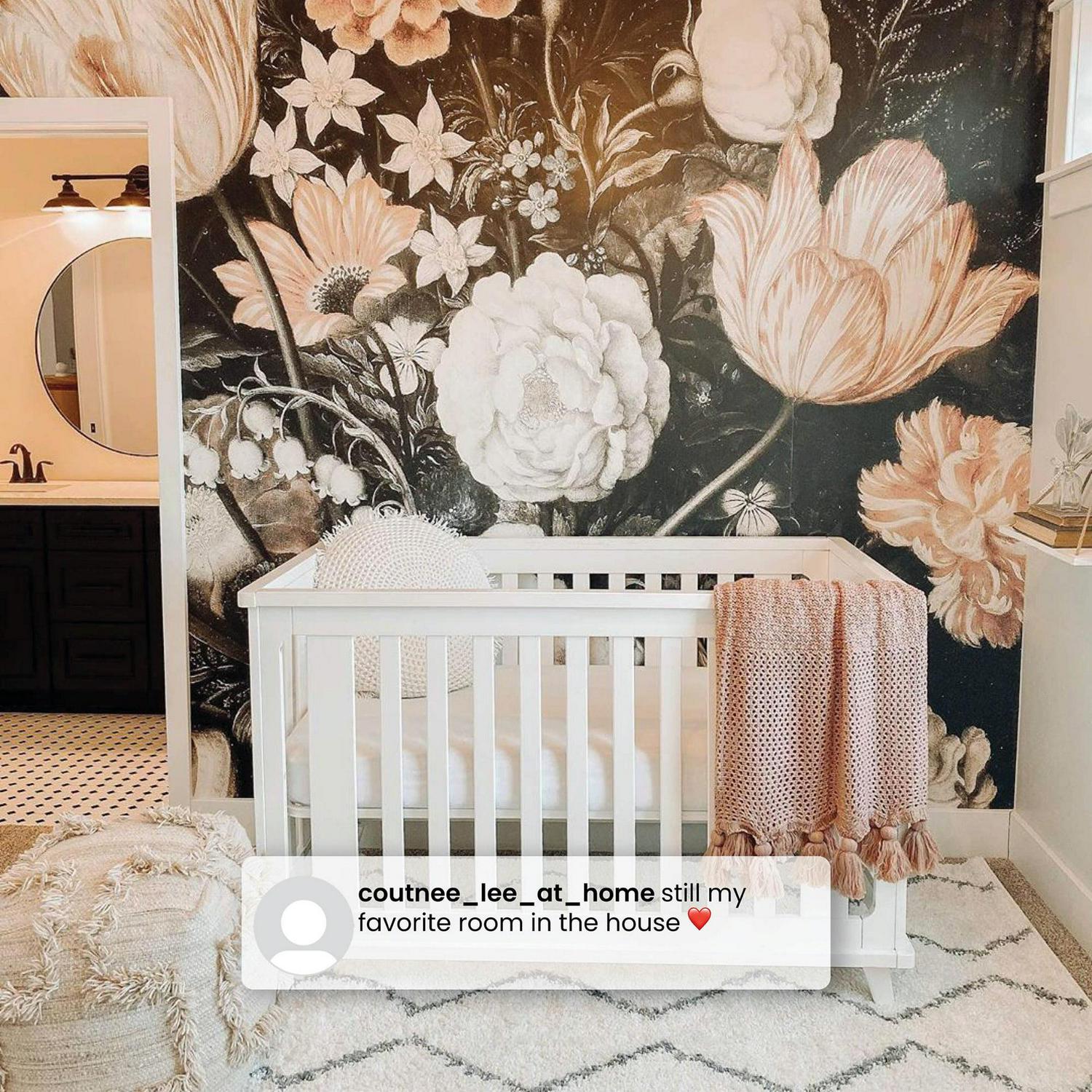 Delta Children Ava 3-in-1 Convertible Baby Crib, White - Image 9