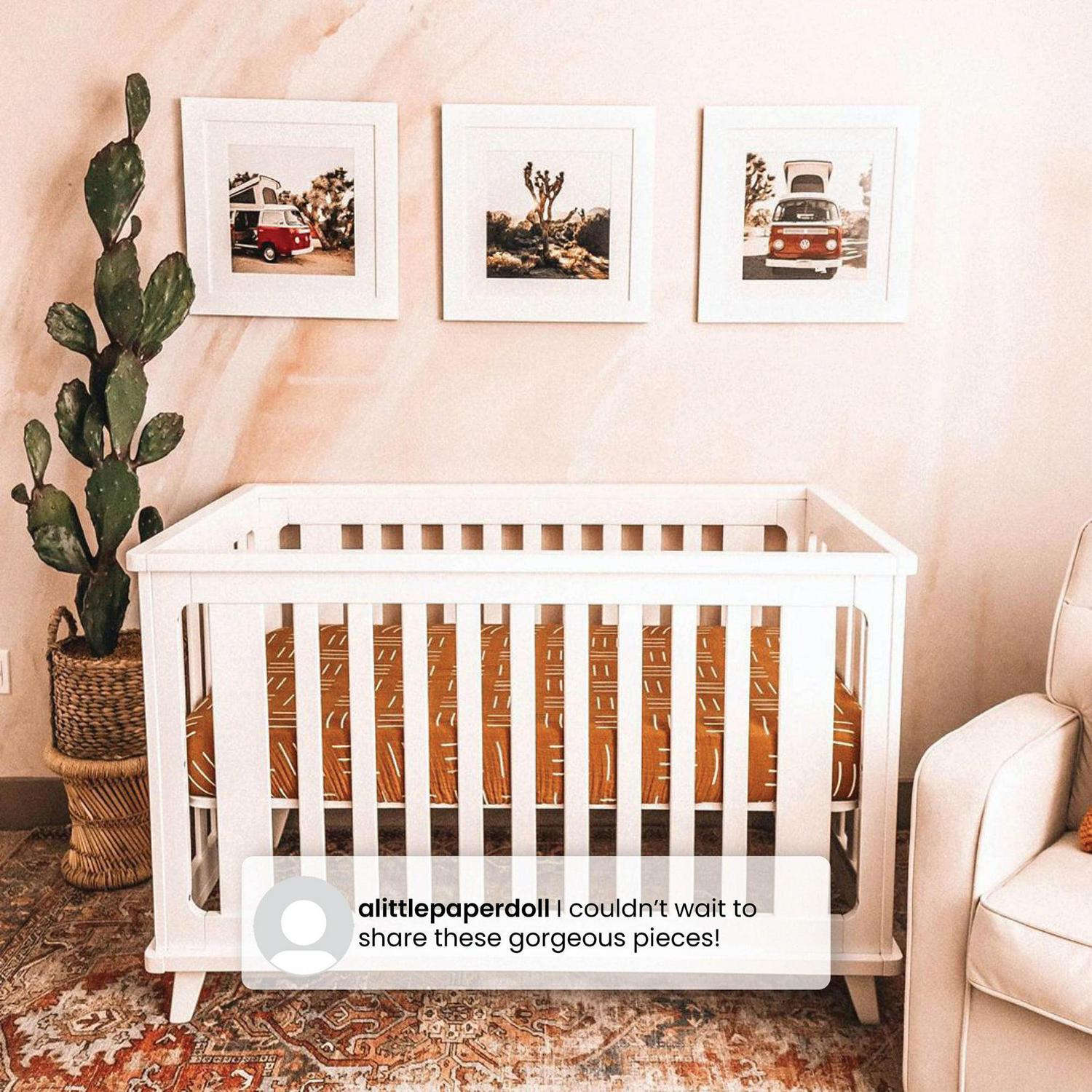 Delta Children Ava 3-in-1 Convertible Baby Crib, White - Image 10