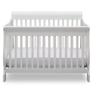 Delta Children Canton 4-in-1 Convertible Crib, Bianca White