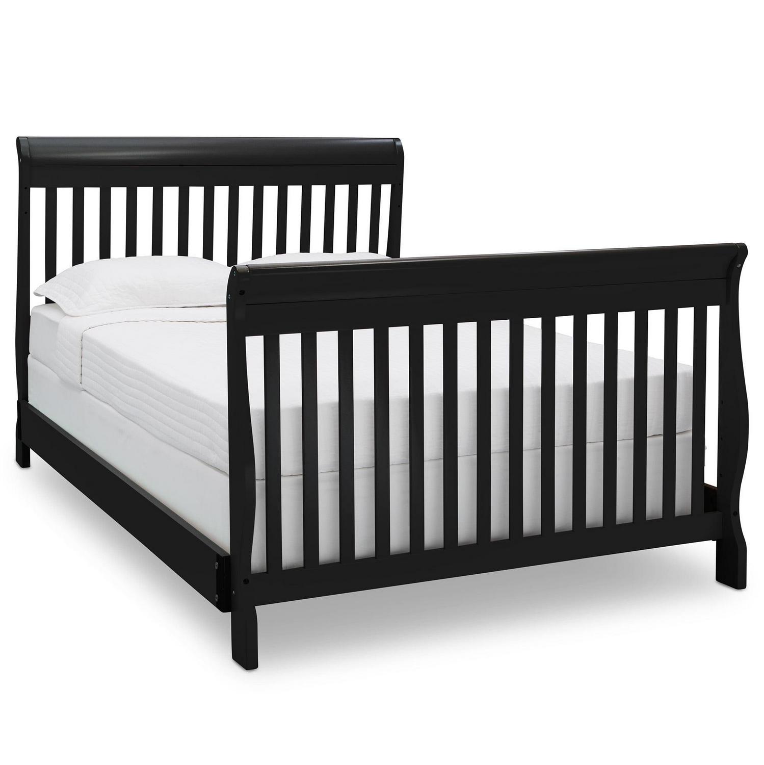 Delta Children Canton 4-in-1 Convertible Crib, Black - Image 11