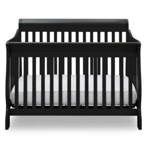 Delta Children Canton 4-in-1 Convertible Crib, Black
