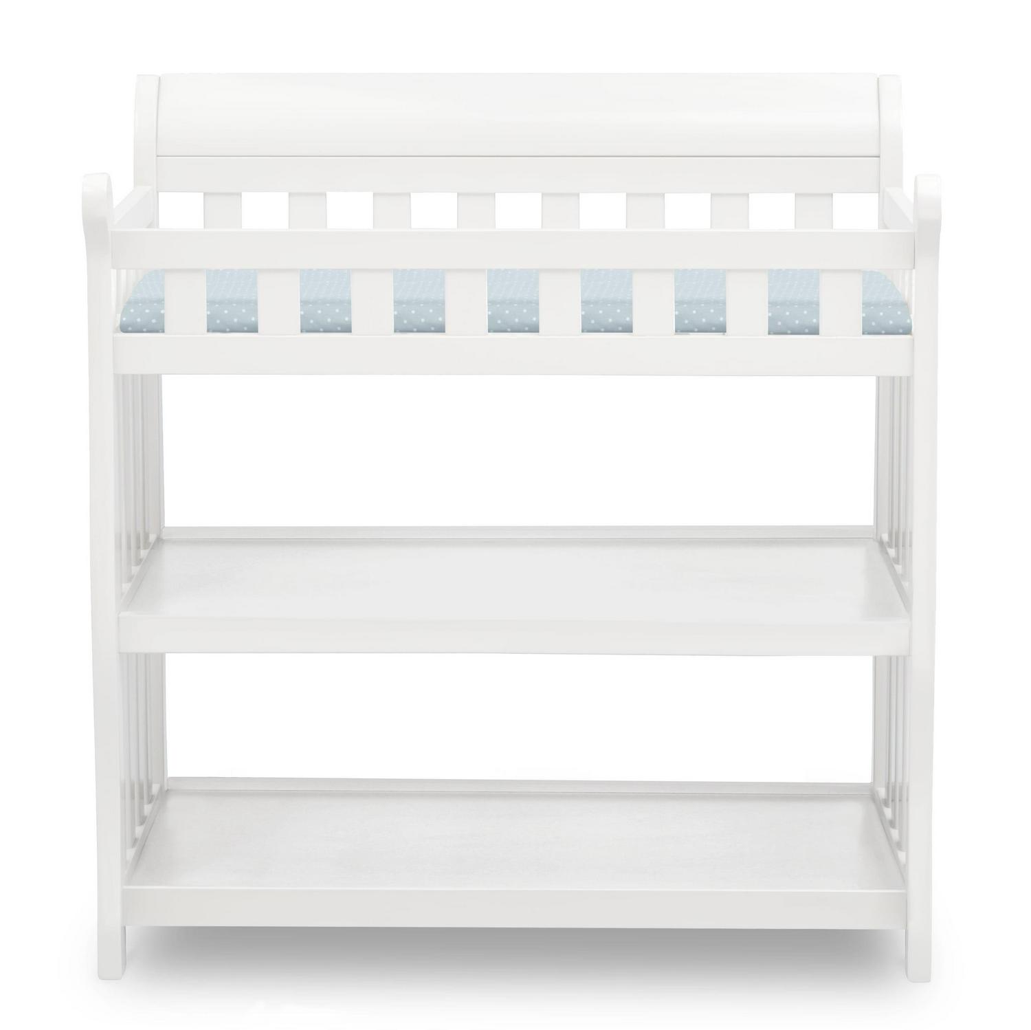Delta Children Eclipse Changing Table with Pad, White - Image 6