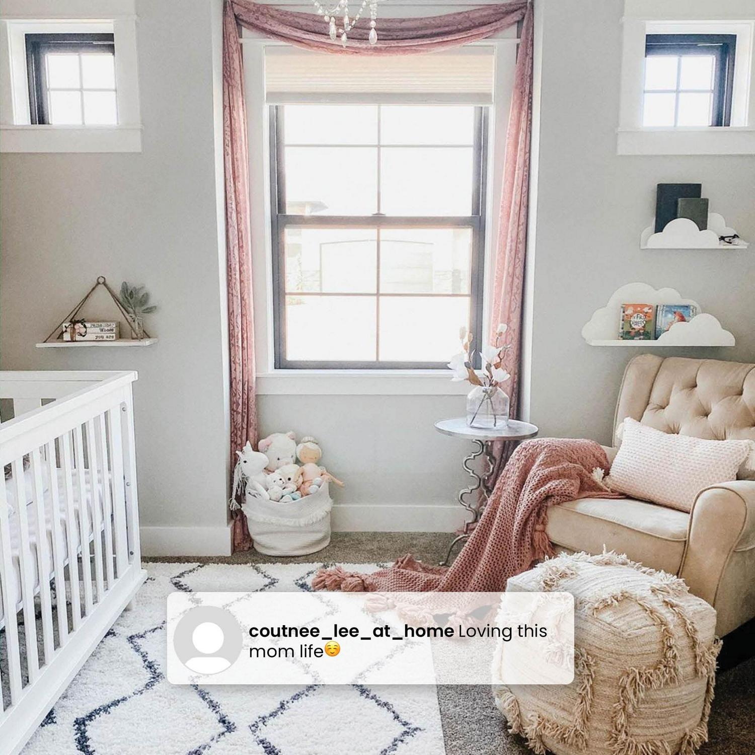 Delta Children Emma Nursery Rocking Chair, Graphite - Image 4