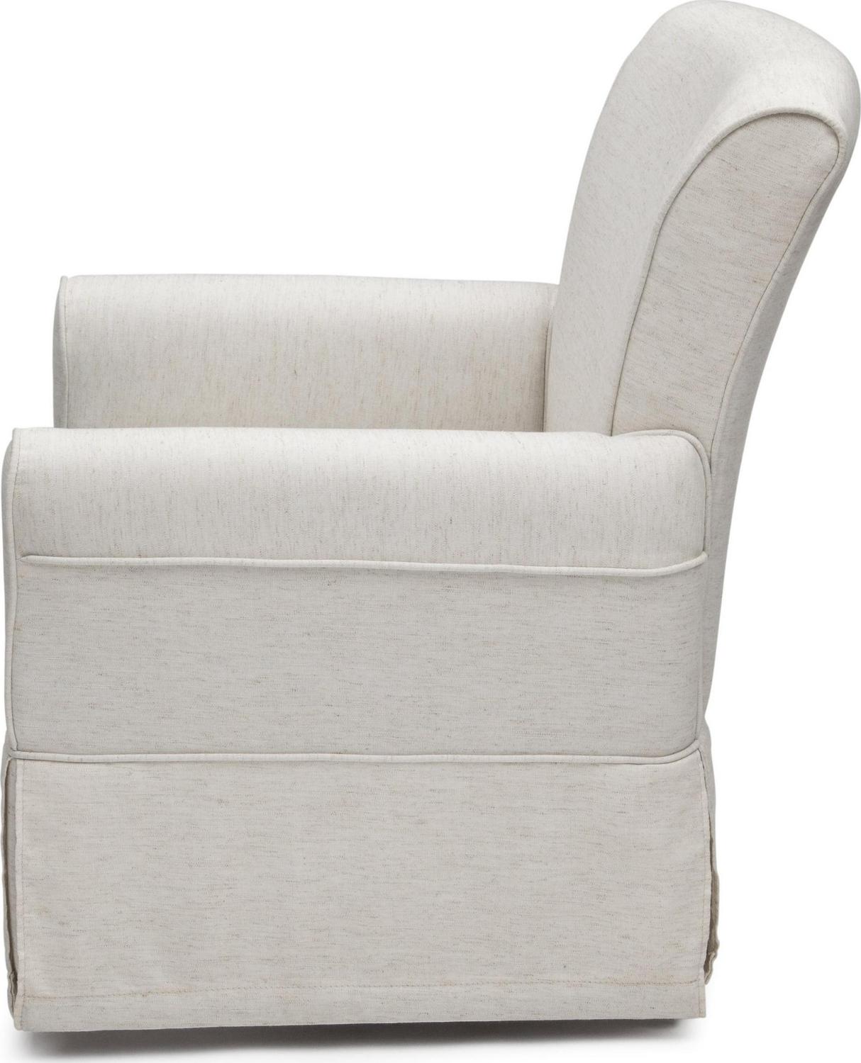 Delta Children Epic Nursery Glider Swivel Rocker Chair, Sand - Image 9