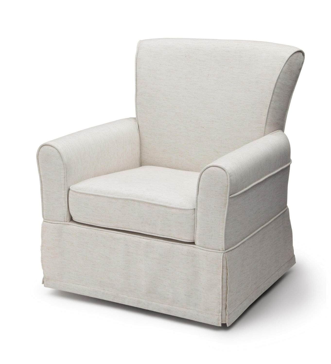 Delta Children Epic Nursery Glider Swivel Rocker Chair, Sand - Image 8