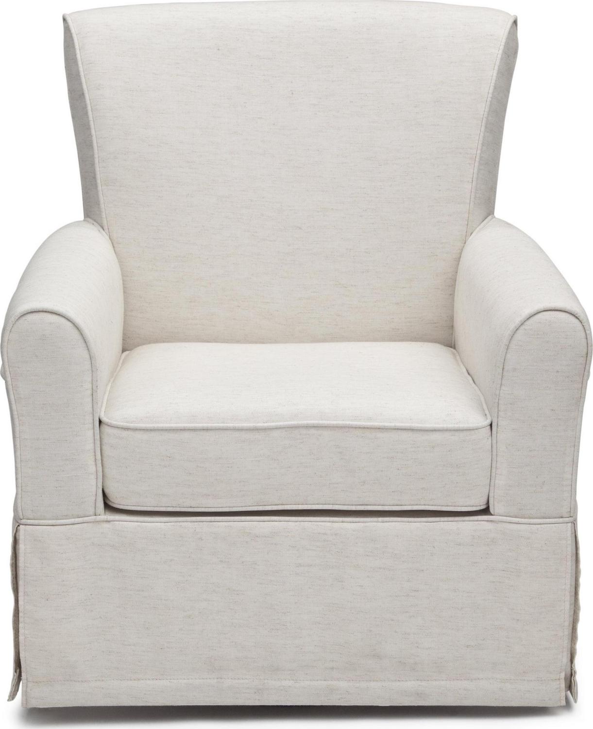 Delta Children Epic Nursery Glider Swivel Rocker Chair, Sand - Image 6