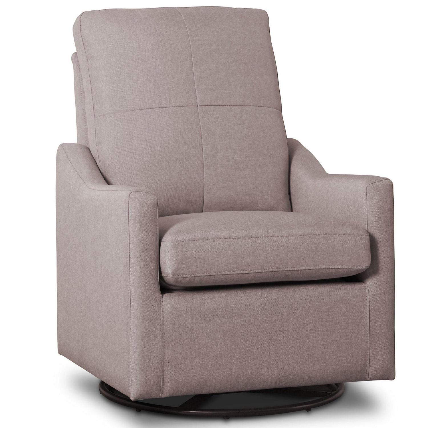 Delta Children Kenwood Slim Nursery Glider Swivel Rocker Chair, French Grey