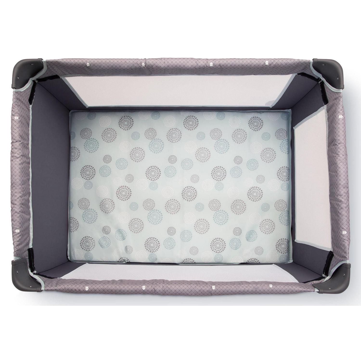 Delta Children LX Deluxe Portable Baby Play Yard With Removable Bassinet and Changing Table, Eclipse - Image 7