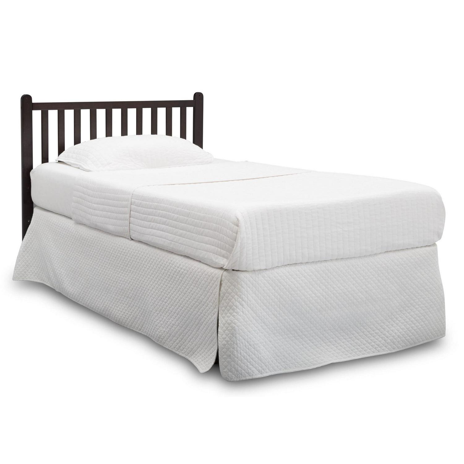 Delta Children NEW Gateway Mini Convertible Baby Crib with Mattress, Dark Chocolate - Image 11