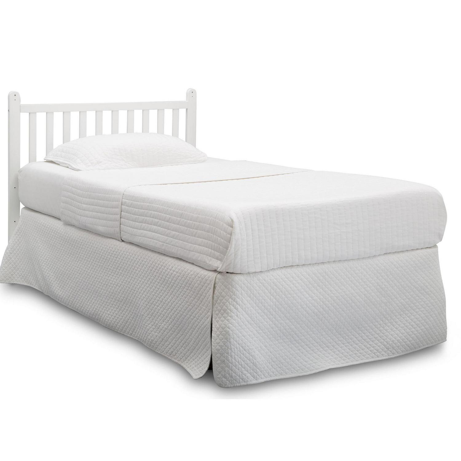 Delta Children NEW Gateway Mini Convertible Baby Crib with Mattress, Bianca White - Image 5