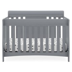 Delta Children Richmond 6-in-1 Convertible Baby Crib, Grey