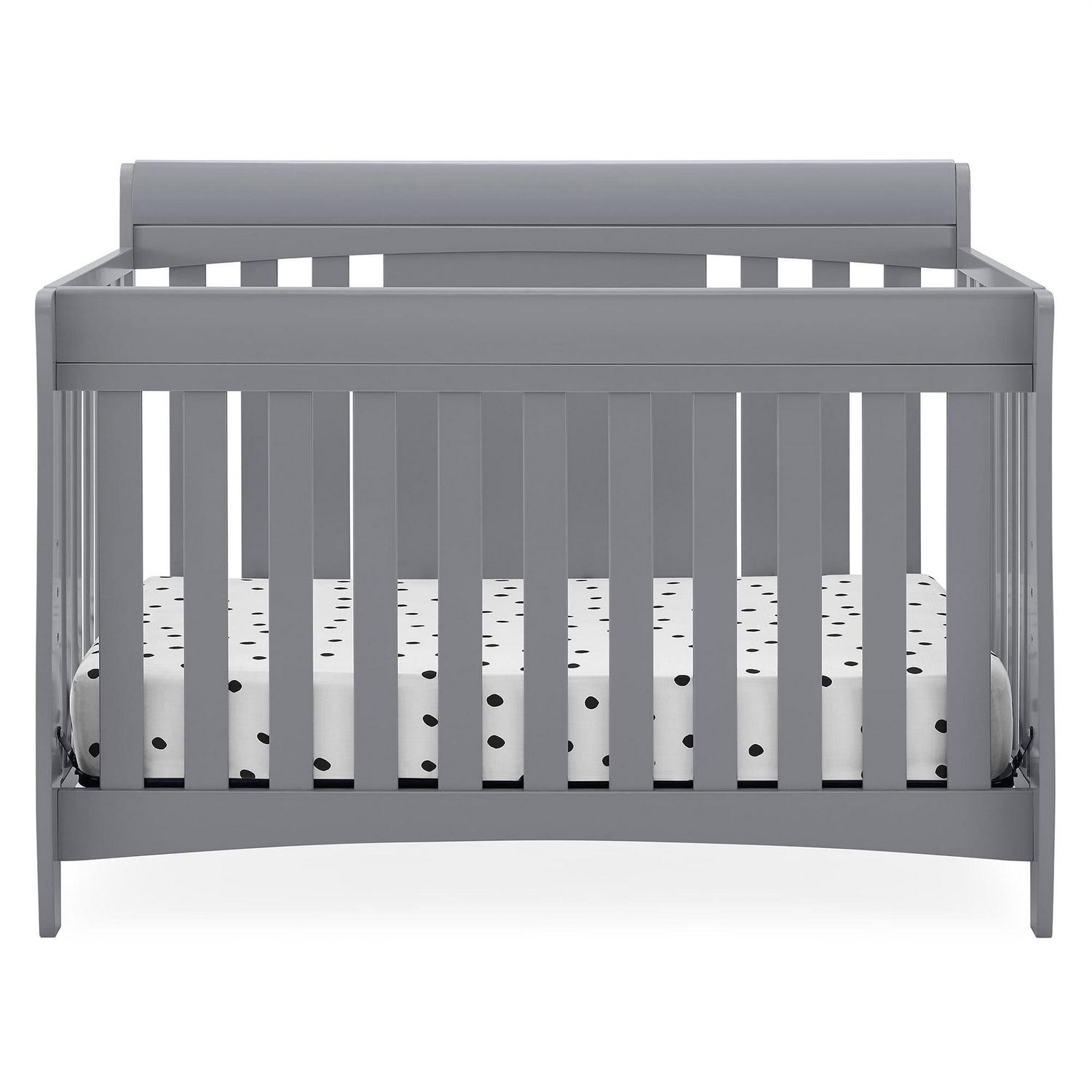 Delta Children Richmond 6-in-1 Convertible Baby Crib, Grey