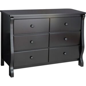 Delta Children 6-Drawer Dresser, Black