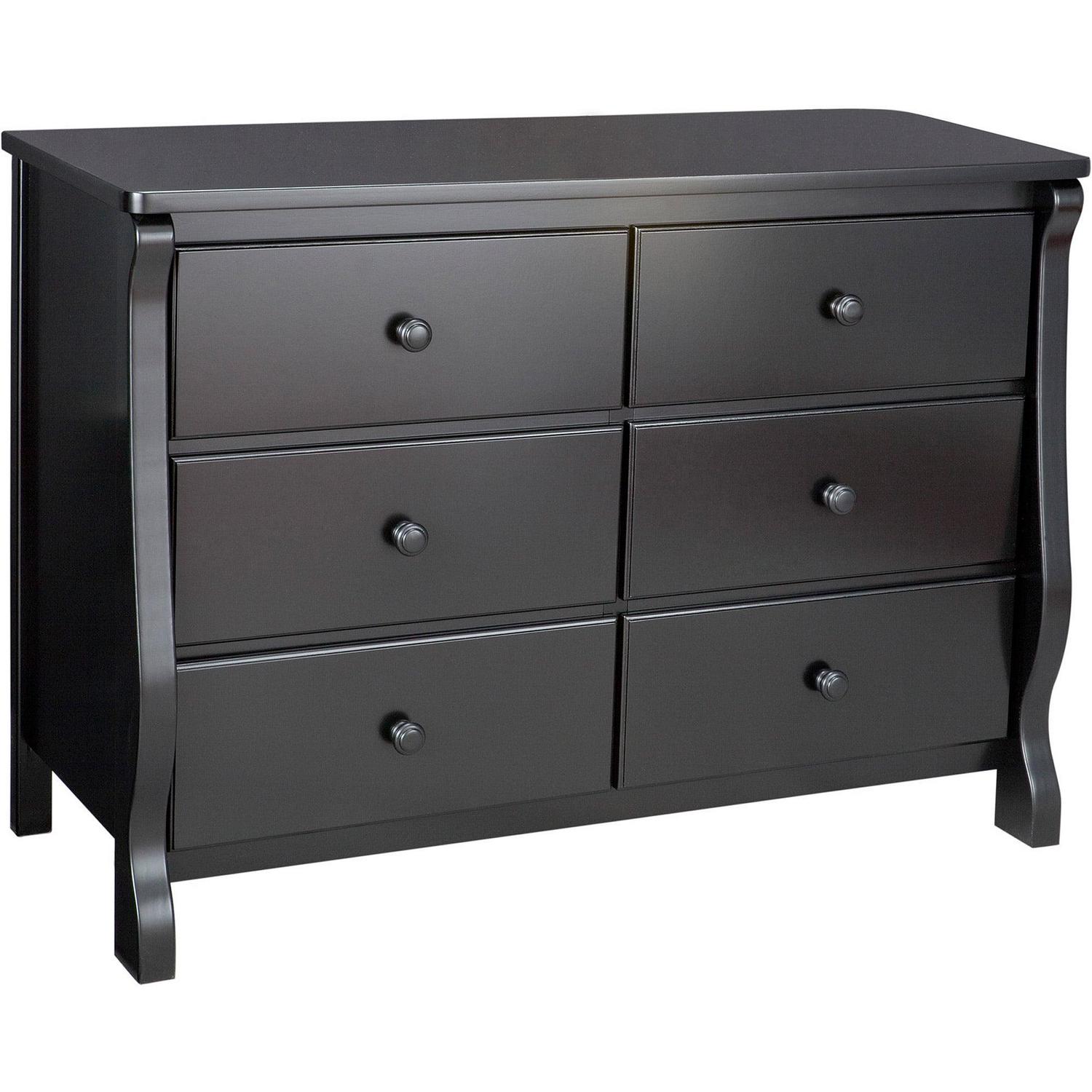 Delta Children 6-Drawer Dresser, Black