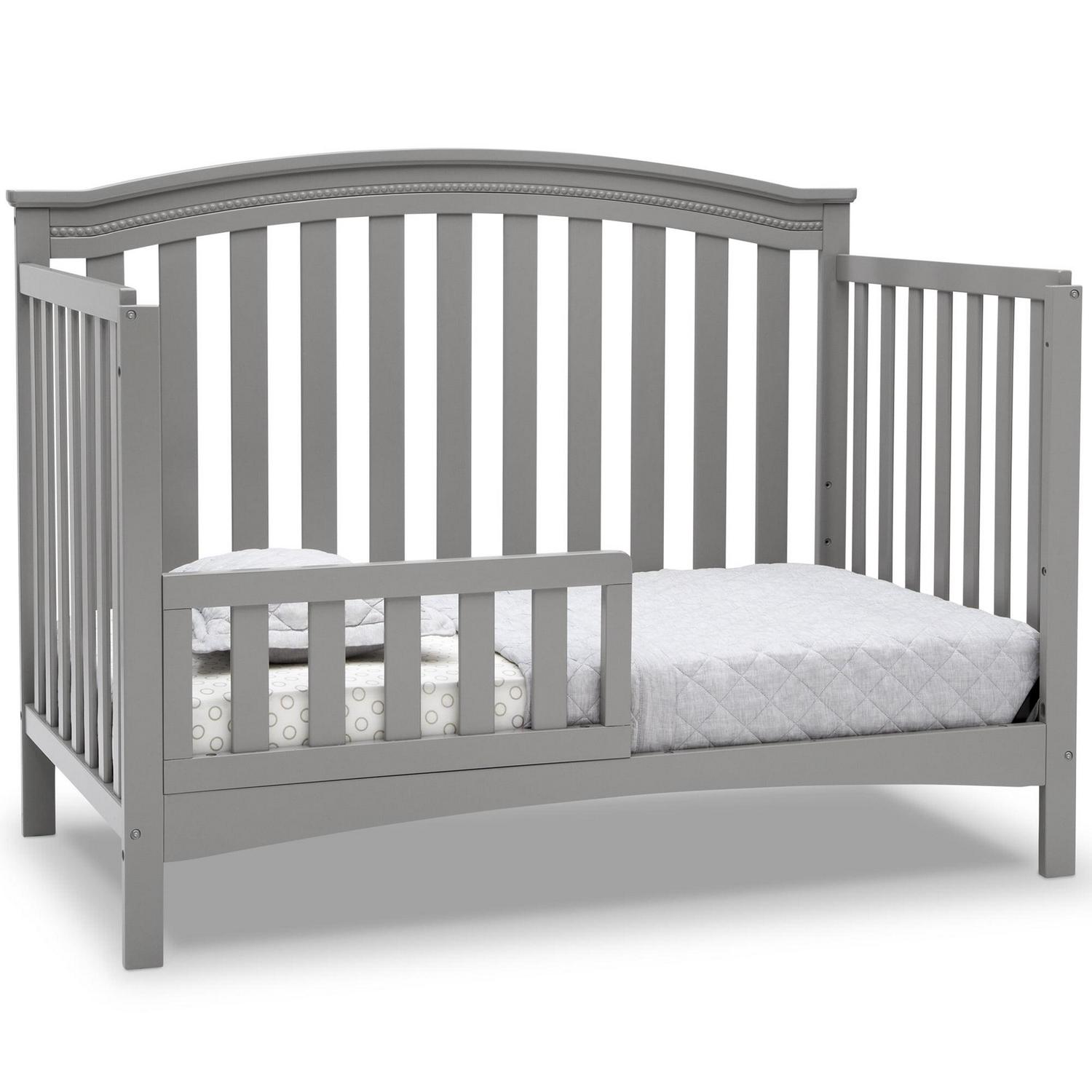 Delta Children Waverly 6-in-1 Convertible Baby Crib, Grey - Image 3